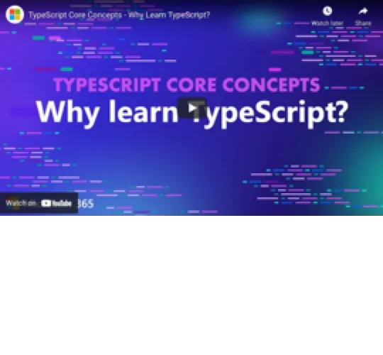 Cover image for: Start Learning TypeScript with these Short Videos
