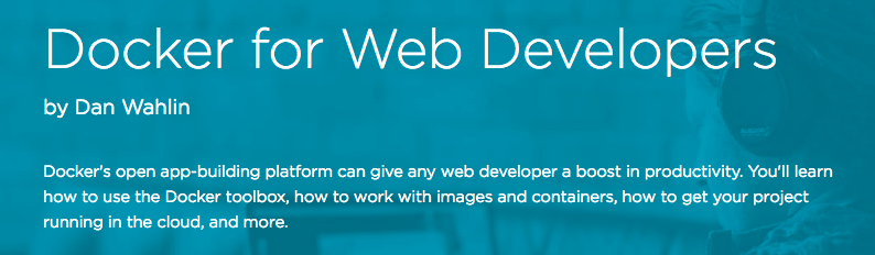 dockerForWebDevs